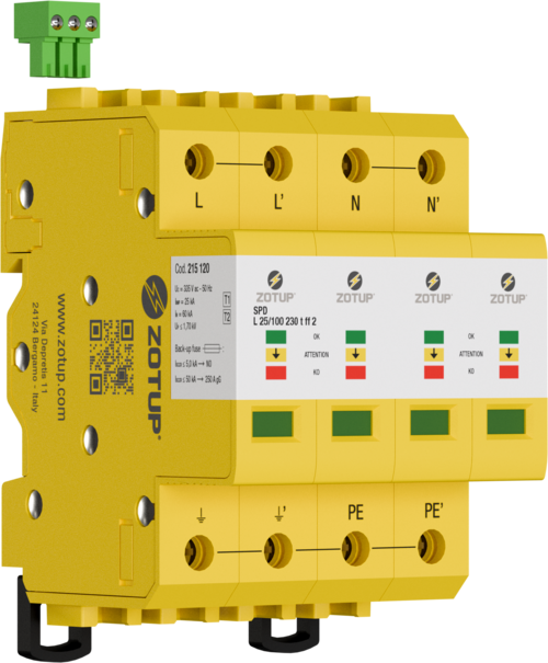 SPD Tipo 1+2 L 25/100 230 t ff 2